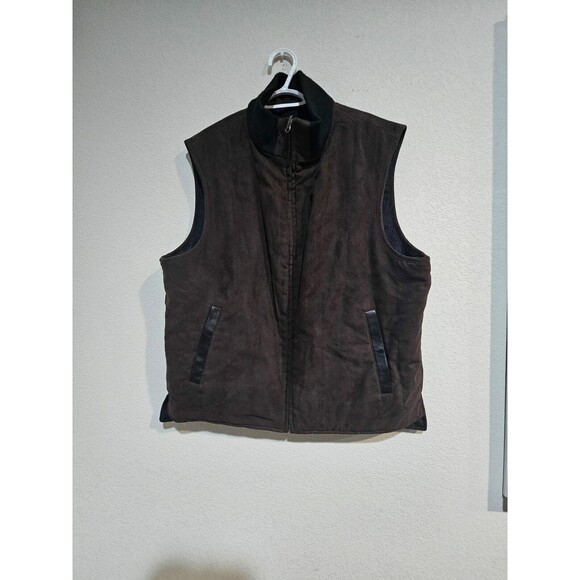 Daniel Cremieux Signature Collection Wool Cashmere Reversible Vest – Size Large - Picture 1 of 13